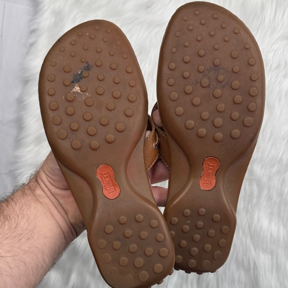 Born Women's Brown Leather Sandals Preowned worn see photos size 7 - Picture 5 of 7